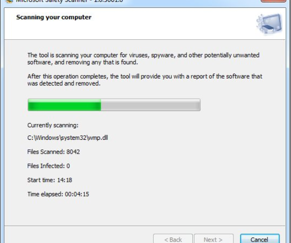 โปรแกรม Microsoft Safety Scanner สแกน Malware ไวรัส