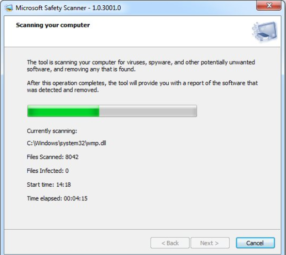 โปรแกรม Microsoft Safety Scanner สแกน Malware ไวรัส